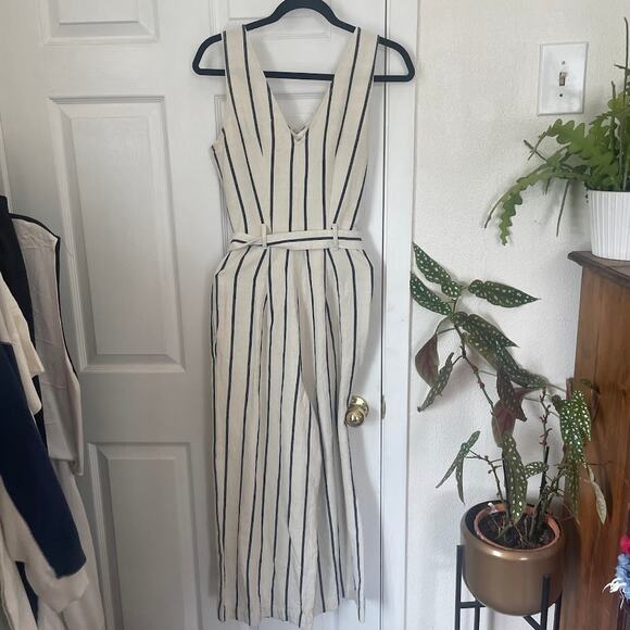 NWT Madewell Striped Pull-On Jumpsuit - Picture 5 of 5